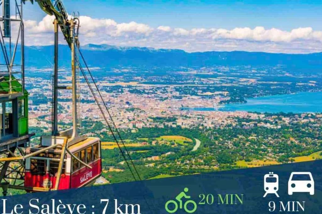 Virginia 600M De La Gare Daire Annemasse Dış mekan fotoğraf